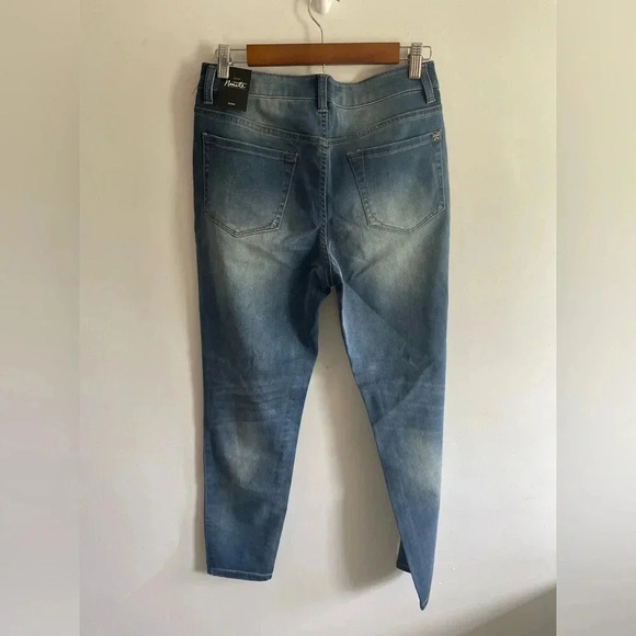 Nanette Lepore Tyler Skinny Denim Blue Jeans Size 10 NWT 0220 - Picture 6 of 14